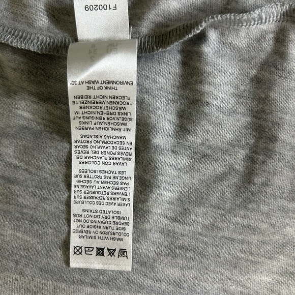 ASOS Gray Pleated Long Sleeve Dress - Picture 6 of 8